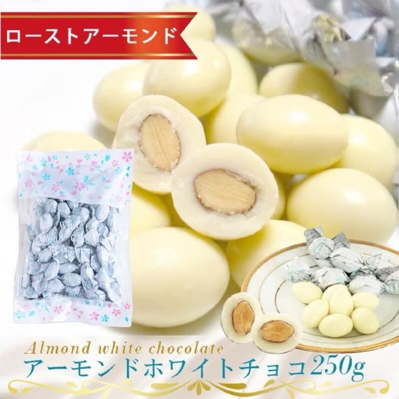 日本杏仁白巧克力250g商品圖