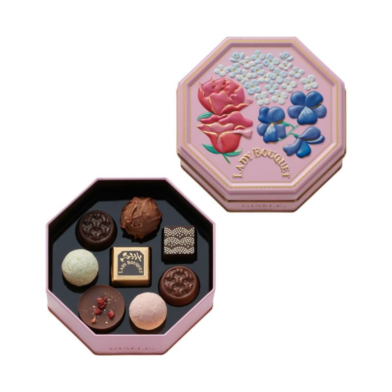 🌹【Morozoff 花束巧克力禮盒】Coffret Fleur 日本浪漫系野玫瑰造型巧克力|情人節必收花系甜點