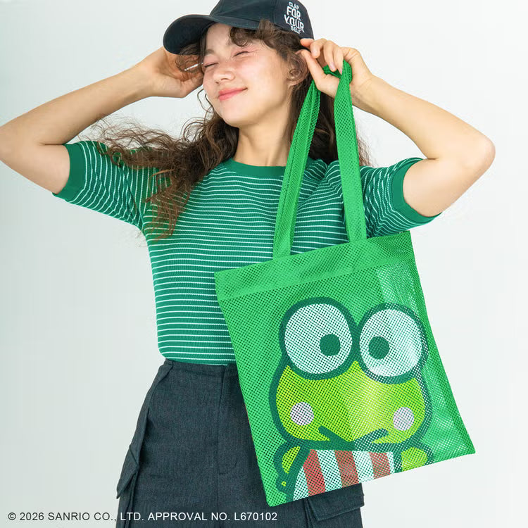 👜 CoWRAP × Sanrio 聯名網眼托特包|雙面設計・夏日必備時尚單品