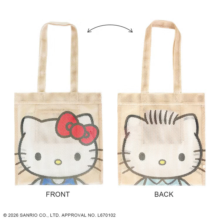 👜 CoWRAP × Sanrio 聯名網眼托特包|雙面設計・夏日必備時尚單品