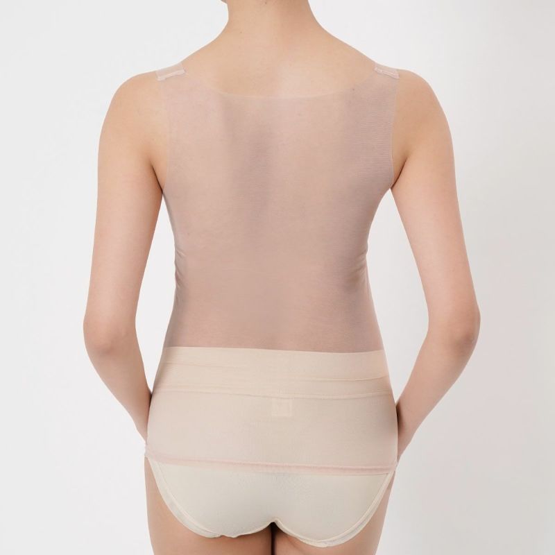 【話題熱銷】福助 SKIN TONE 無痕美肌感內衣|吸濕速乾×胸墊一體|開背/透膚上衣對策|日本熱銷背心內搭|女用內衣 M/L/LL 尺寸