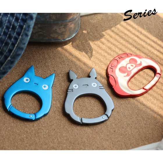 GBL 吉卜力正版 Totoro 龍貓登山扣鑰匙圈|戶外機能風吊飾|11款角色可選