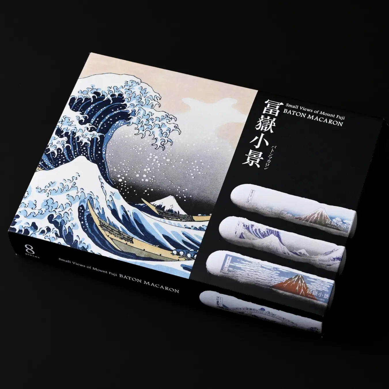 【冨嶽小景 巴頓馬卡龍禮盒】用甜點品味葛飾北齋的藝術|浮世繪 × 馬卡龍 × 日本限定甜點
