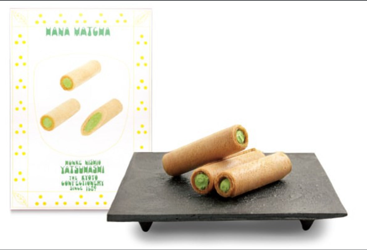Kyoto Hachi-no-Hashi Matcha Roll Cookies