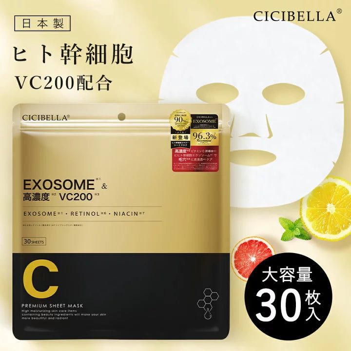 日本CICIBELLA人類幹細胞×VC200面膜