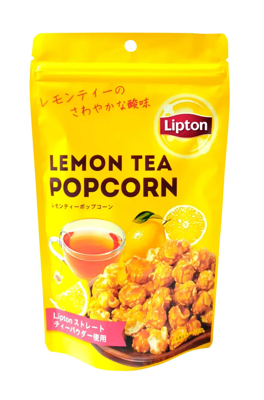 【立頓聯名】紅茶風味爆米花三入組(檸檬紅茶/奶茶/蘋果紅茶)無油熱風爆米花・下午茶點心推薦・立頓紅茶茶粉使用