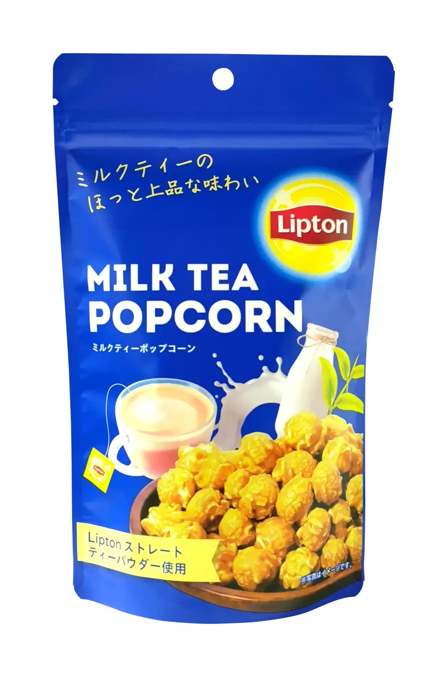 【立頓聯名】紅茶風味爆米花三入組(檸檬紅茶/奶茶/蘋果紅茶)無油熱風爆米花・下午茶點心推薦・立頓紅茶茶粉使用