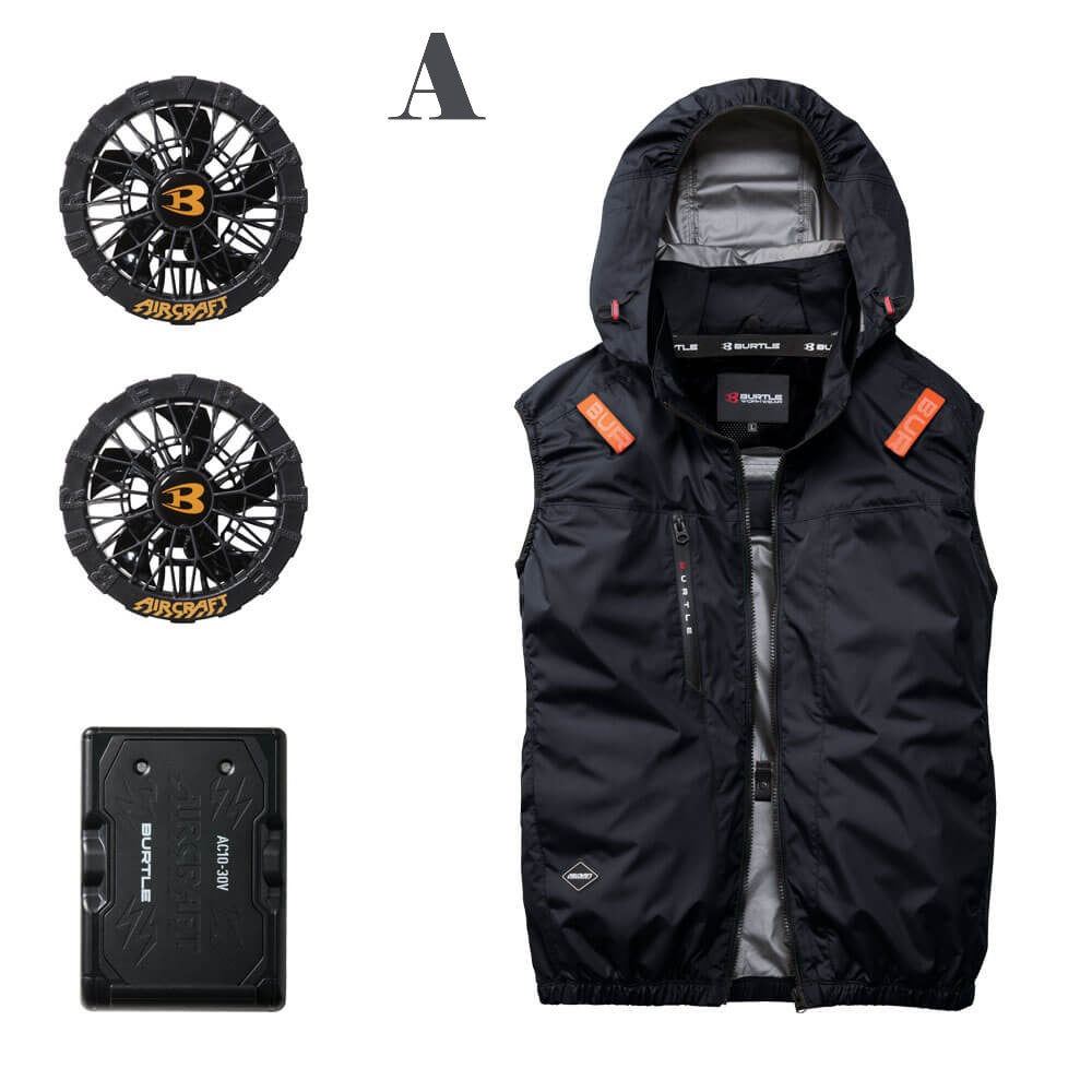【2026最新款】BURTLE AC2094 空調服背心套組|新型30V電池+7色風扇 UVカット遮熱-8℃ 日本直送台灣