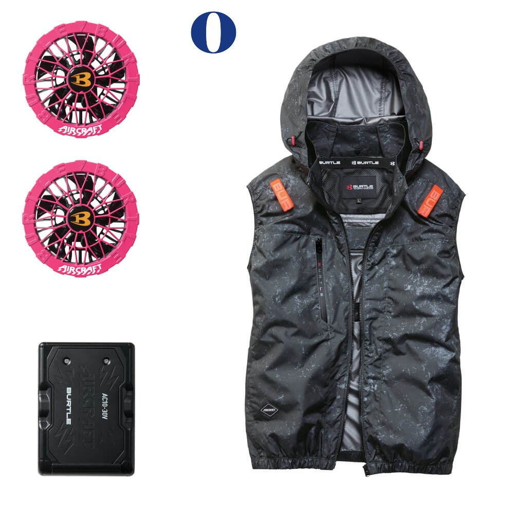 【2026最新款】BURTLE AC2094 空調服背心套組|新型30V電池+7色風扇 UVカット遮熱-8℃ 日本直送台灣