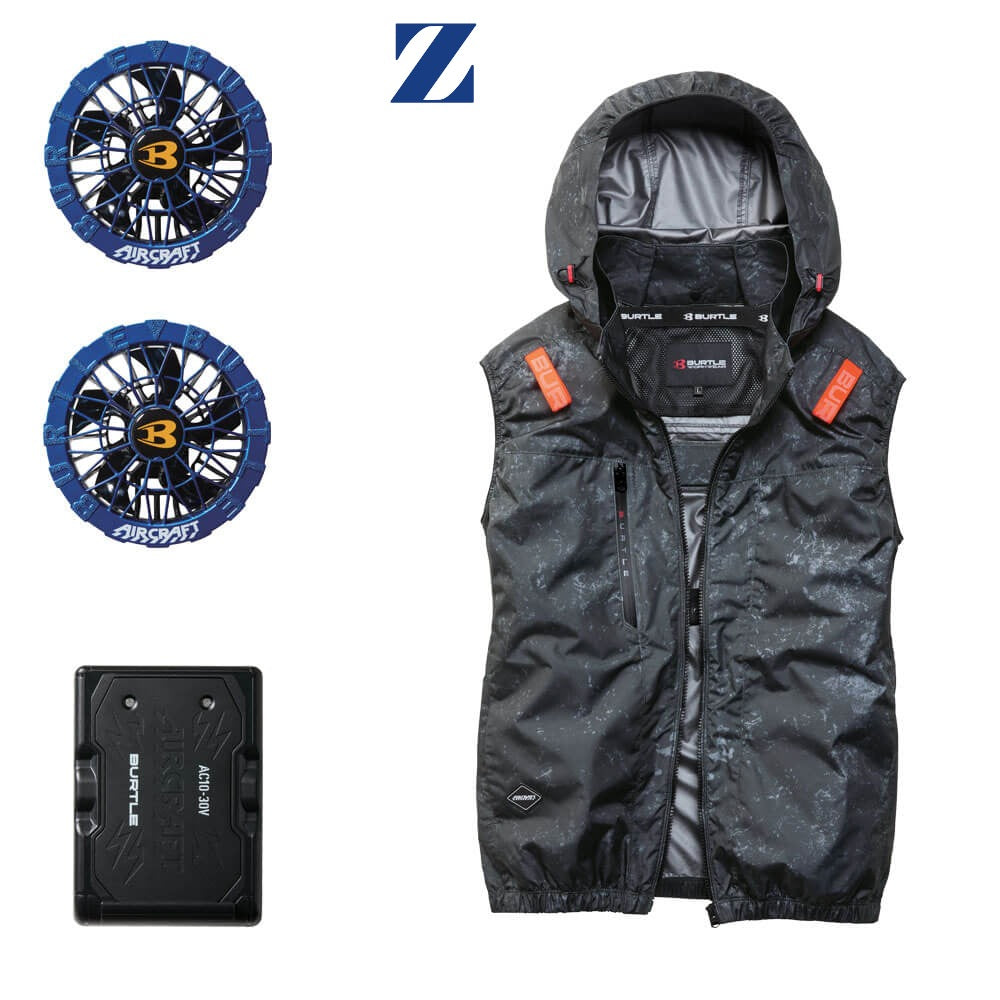 【2026最新款】BURTLE AC2094 空調服背心套組|新型30V電池+7色風扇 UVカット遮熱-8℃ 日本直送台灣