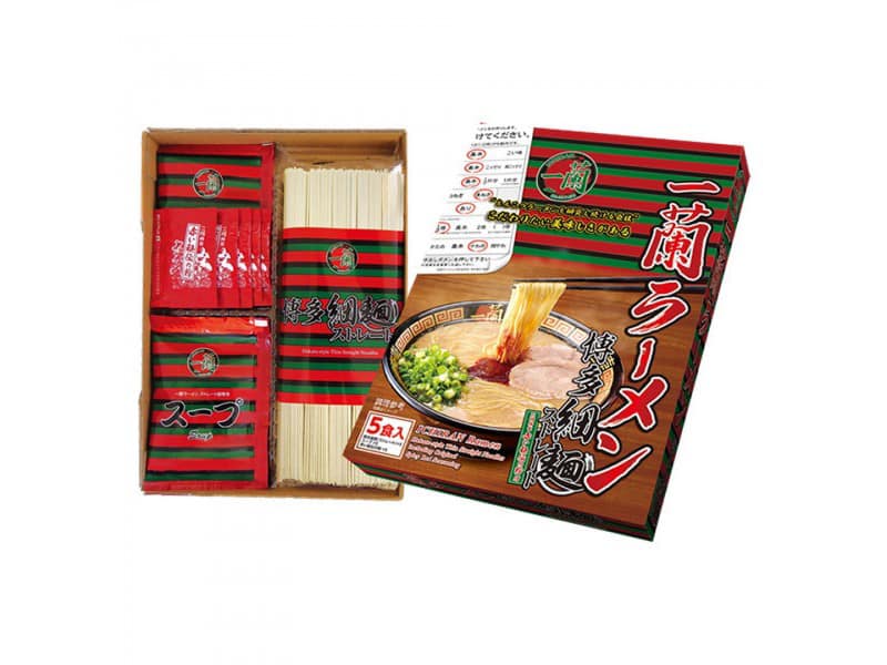 Japanese Ichiran Ramen Hakata Thin Noodles