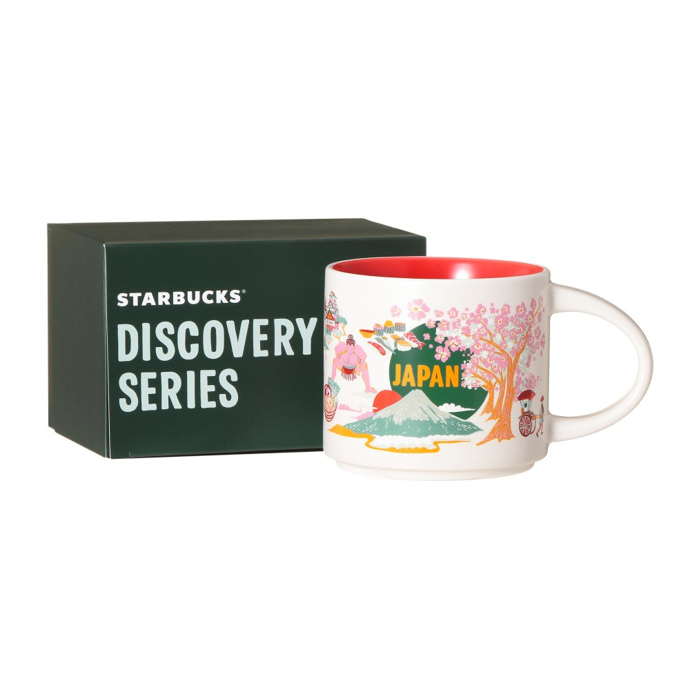 【Starbucks】Discovery Series 日本限定馬克杯|JAPAN 紅內裡×TOKYO 灰內裡 414ml 日本直送台灣