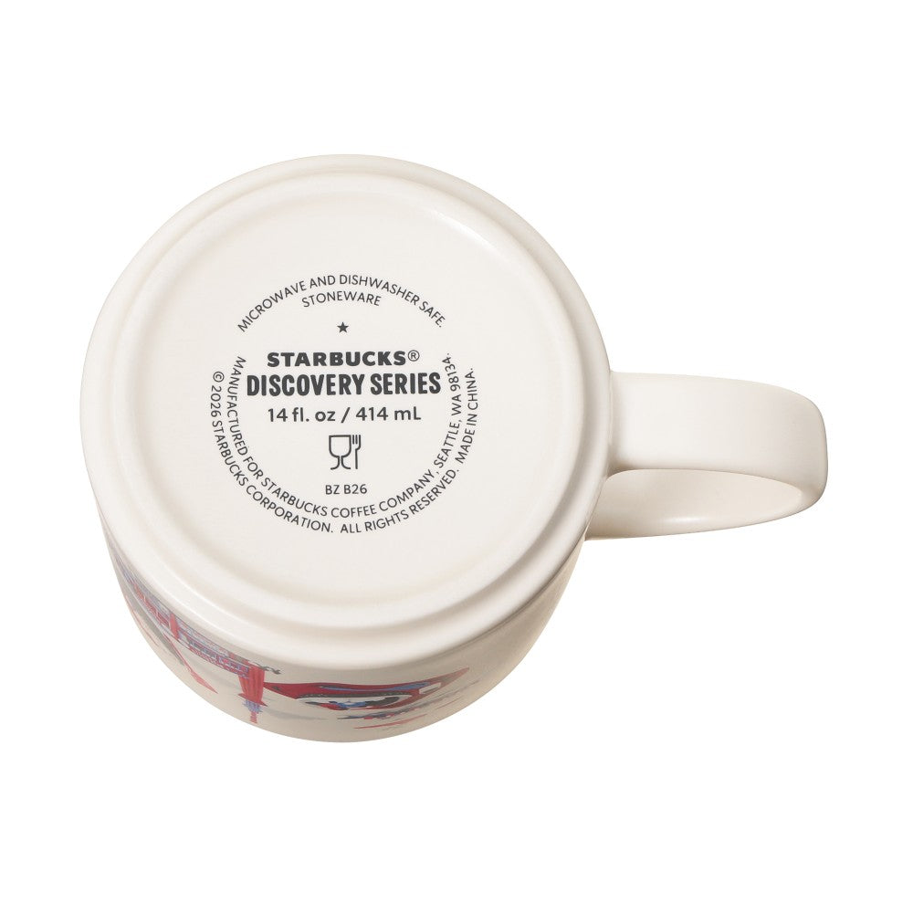 【Starbucks】Discovery Series 日本限定馬克杯|JAPAN 紅內裡×TOKYO 灰內裡 414ml 日本直送台灣
