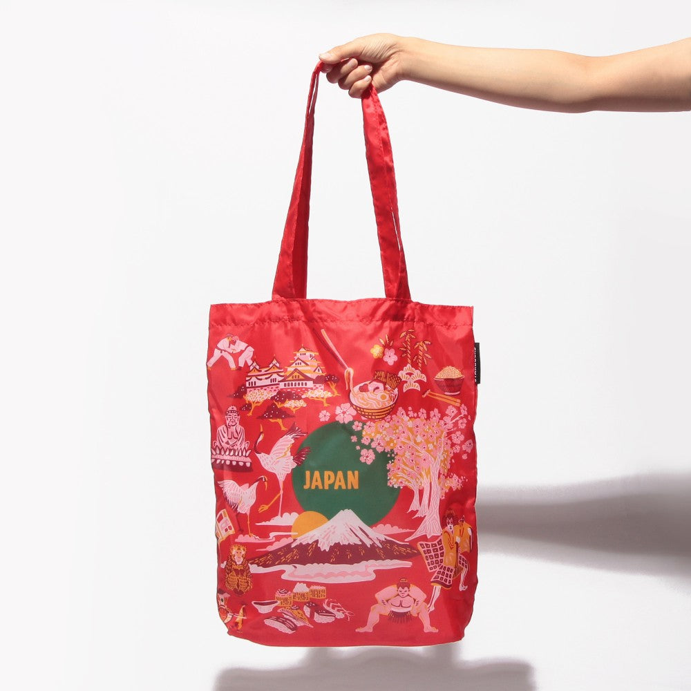 【Starbucks】Discovery Series 日本限定環保袋|JAPAN 紅×TOKYO 灰 折疊收納 日本直送台灣