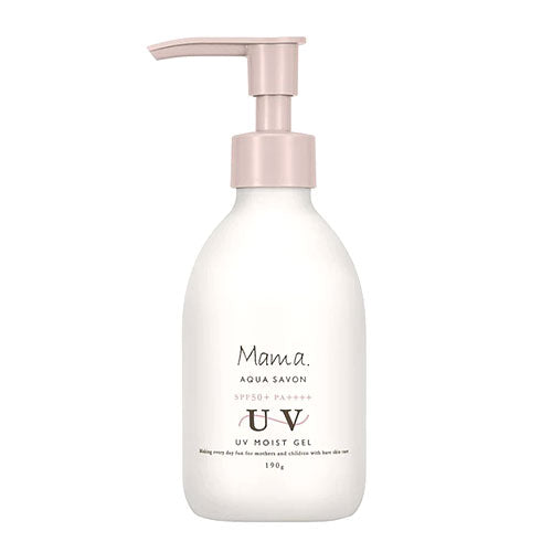 🔹 Mama Aqua Savon 親子溫和 UV 保濕防曬凝膠(花香)🔹 (SPF50+ / PA++++ × 低刺激 × 清爽保濕)