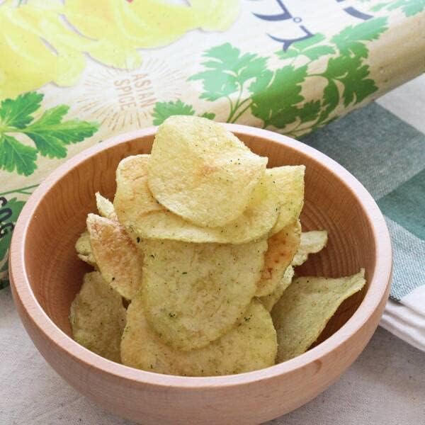 【香菜控必買】亞洲風味香菜洋芋片 60g|五種香料調製・越南香菜葉入・異國鹹香零食首選
