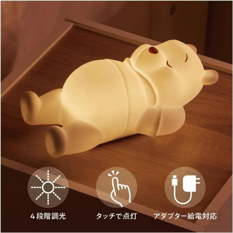 Japanese TAKARA TOMY Winnie the Pooh night light bedside lamp