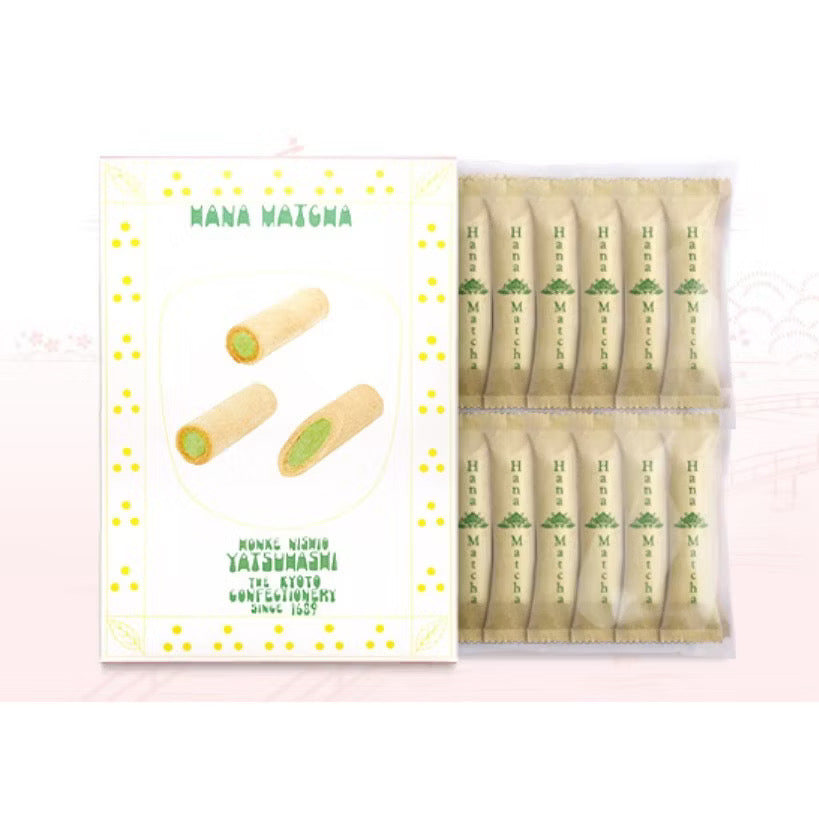 Kyoto Hachi-no-Hashi Matcha Roll Cookies