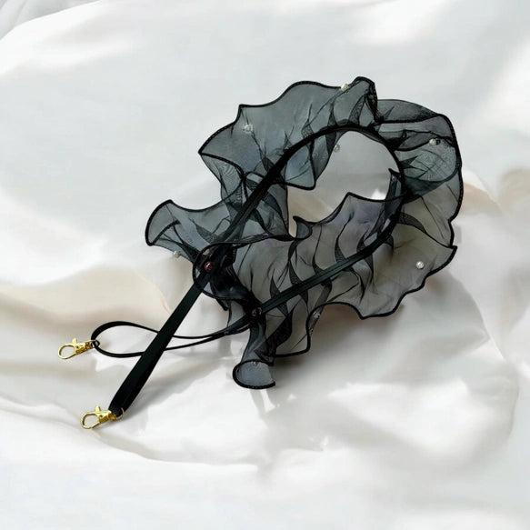 【多功能手提×肩背】日本職人刺繡緞帶迷你編織包|日系可愛設計・可拆式提把・輕巧實用隨身包