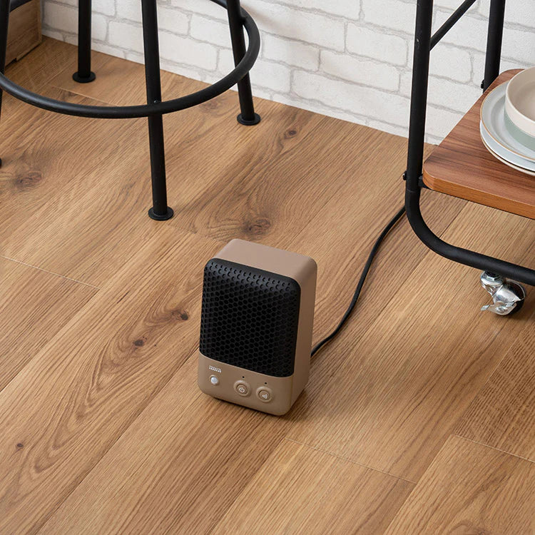 【日本PRISMATE】智慧型人感應陶瓷暖風機|迷你暖氣機600W|自動關機×除臭×防塵|秋冬必備腳邊暖神器