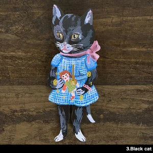 🕰️【Nathalie Lete 造型掛鐘】插畫變成時間的樣子 法國藝術家插畫 × 無秒針靜音設計|牆上小型美術館