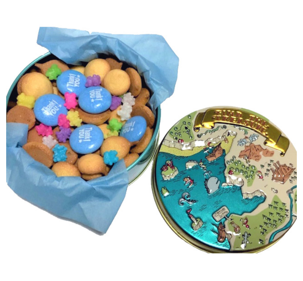 TOKYO PARIS biscuit tin gift box