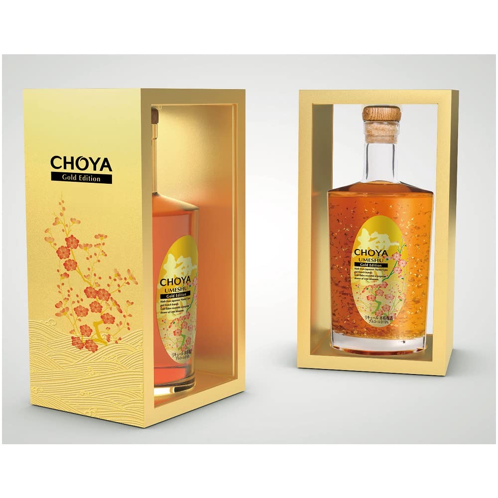 Japanese CHOYA Gold Leaf Plum Wine
