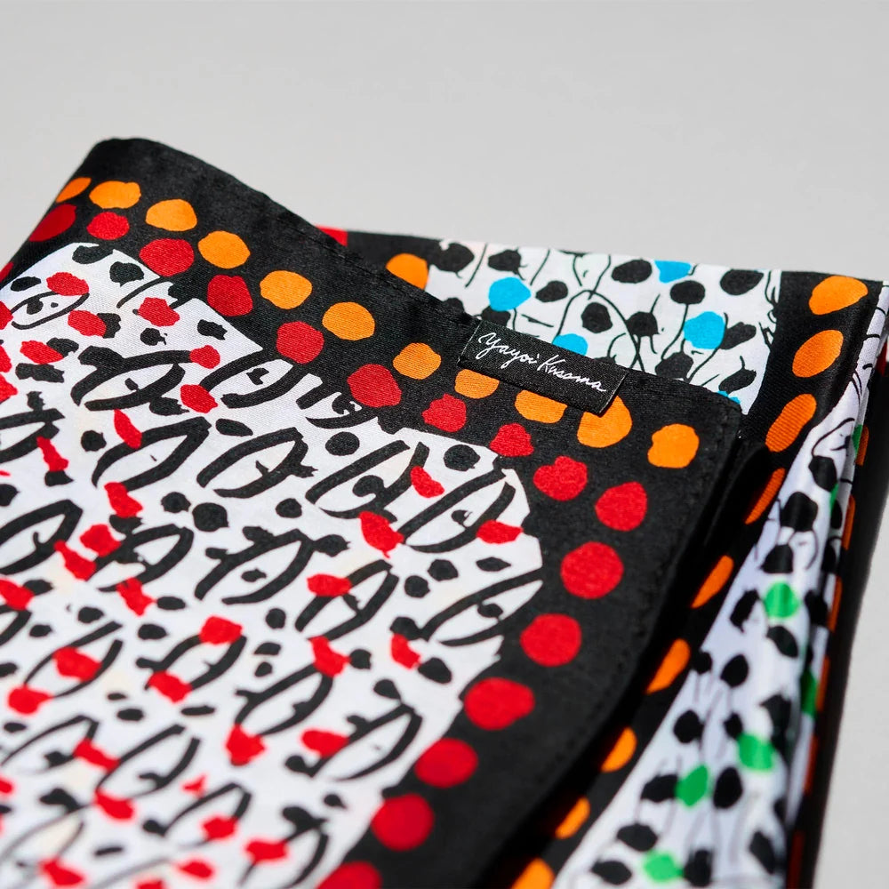 YAYOI KUSAMA STORE官方授權|草間彌生美術館原創手帕(彩色圓點系列)