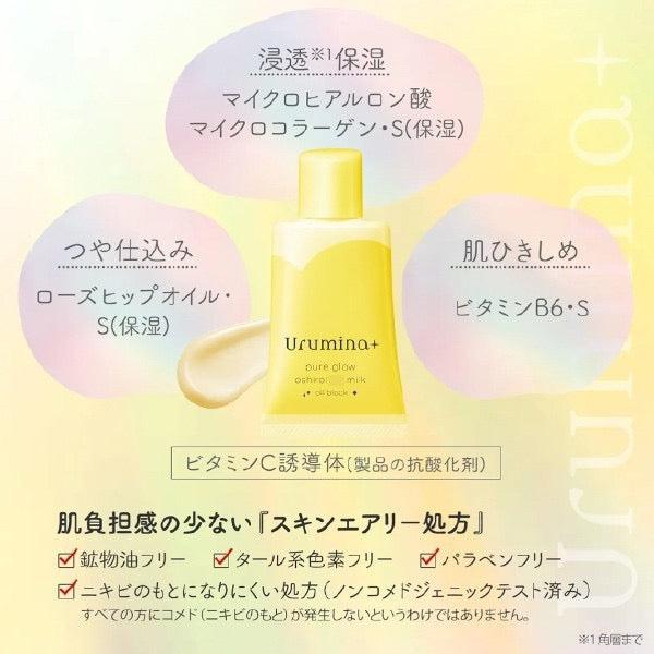 日本進KOSE 高絲 Urumina+ 檸檬黃亮澤防護粉底乳液 35g