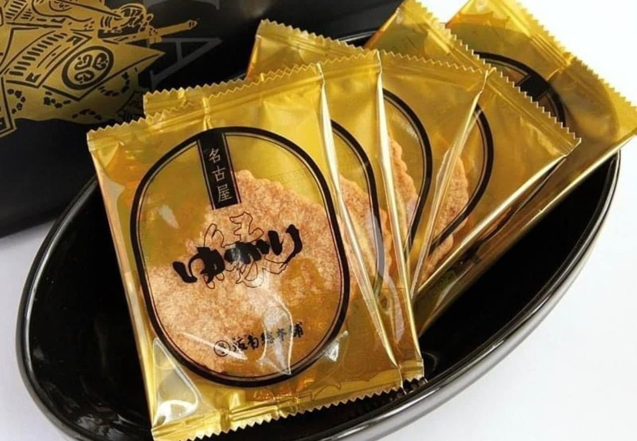 日本坂南總本舖限定黃金鐵盒蝦餅