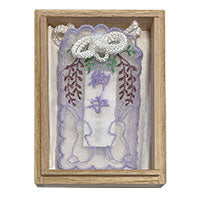 Japanese Kanda Myojin lace amulet