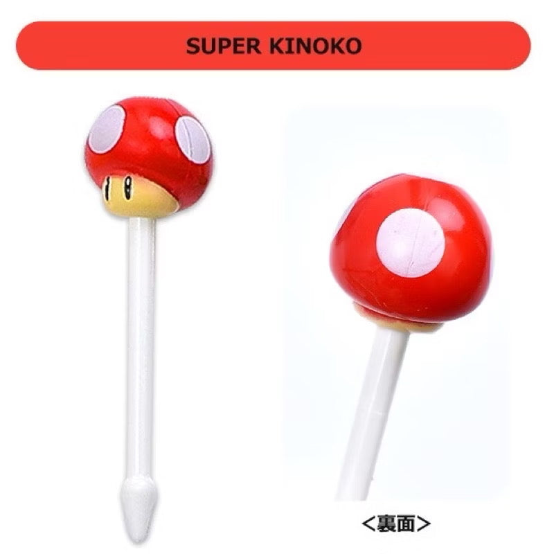 日本Super mario 超級瑪莉歐 任天堂便當叉 水果叉