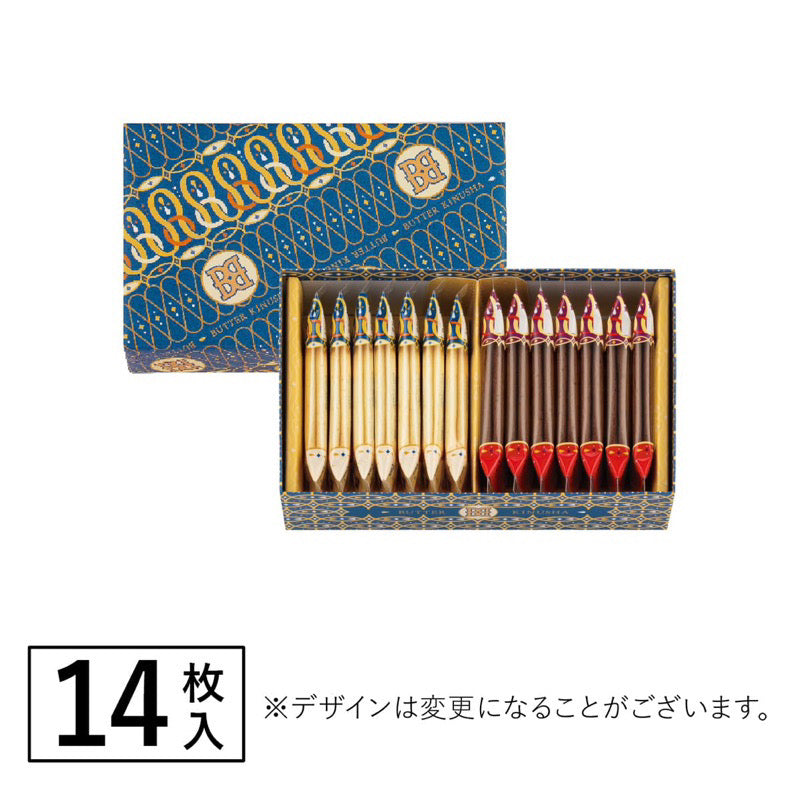 日本BUTTER KINUSHA 奶油焦糖綜合風味薄燒餅乾
