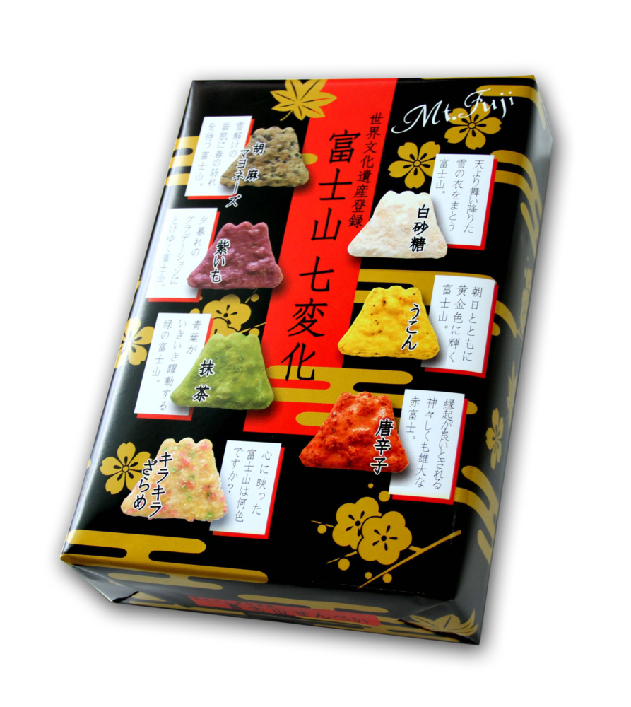 富士山七變化仙貝 | 7種風味彩色 | 21枚裝