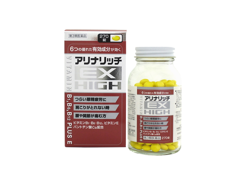 日本米田EX HIGH 強效B群 270錠