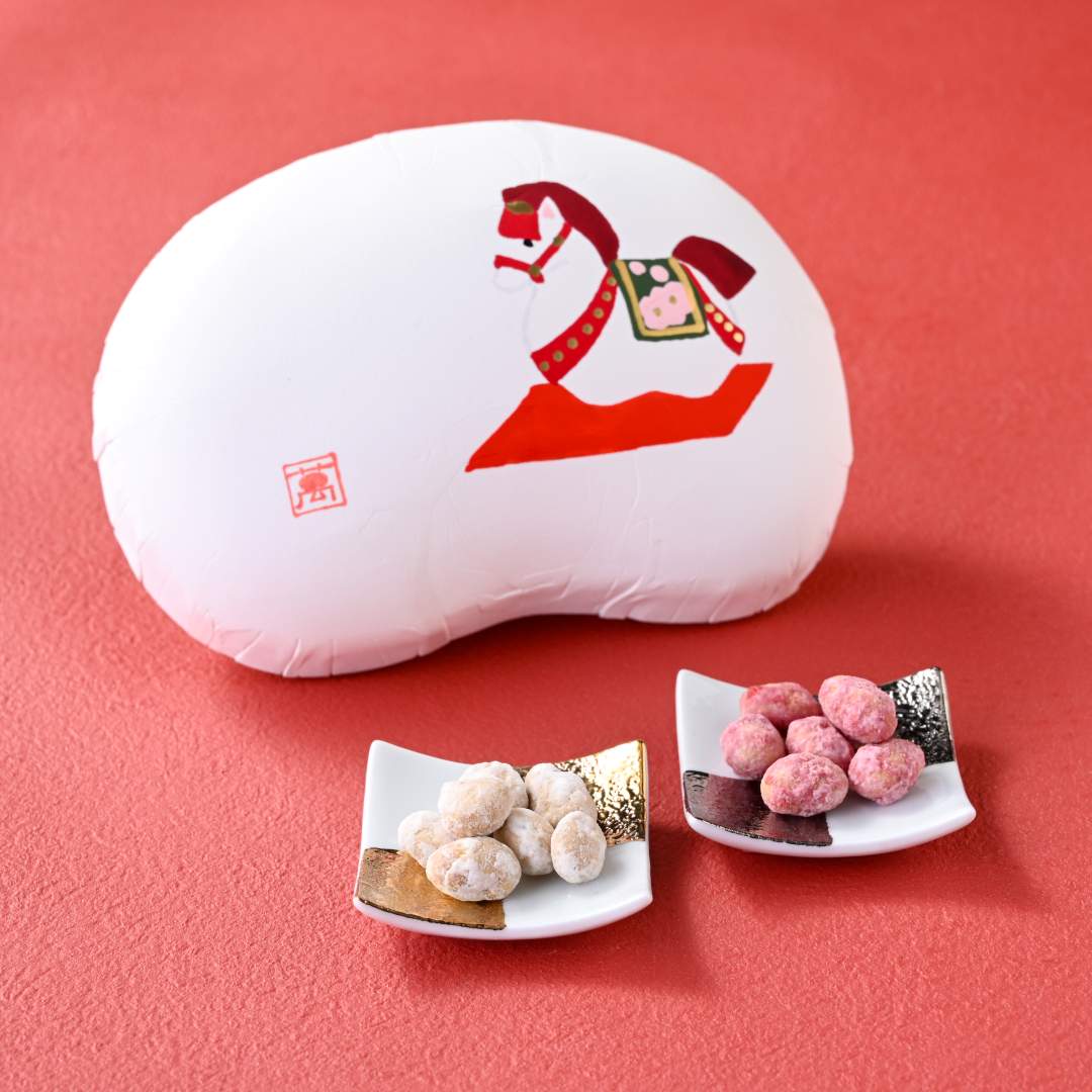 🐎 金澤萬久・萬久撰菓【壽】 2026 生肖「午」限定|豆菓子 × 年輪蛋糕 吉祥雙拼禮盒