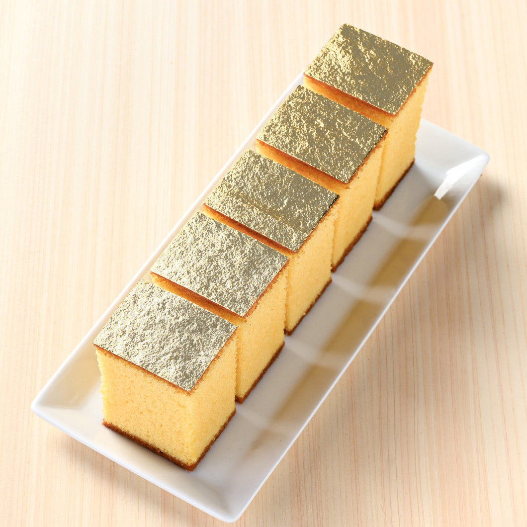 🥇【金澤萬久】金箔長崎蛋糕