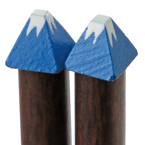 日本富士山雕刻木筷