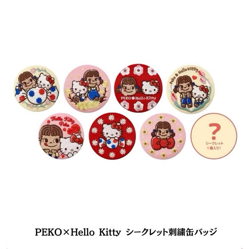 【限量聯名】PEKO×Hello Kitty 聯名甜點禮盒罐|不二家 × 三麗鷗合作款|Milky牛奶糖+餅乾+貼紙|可愛收藏必備