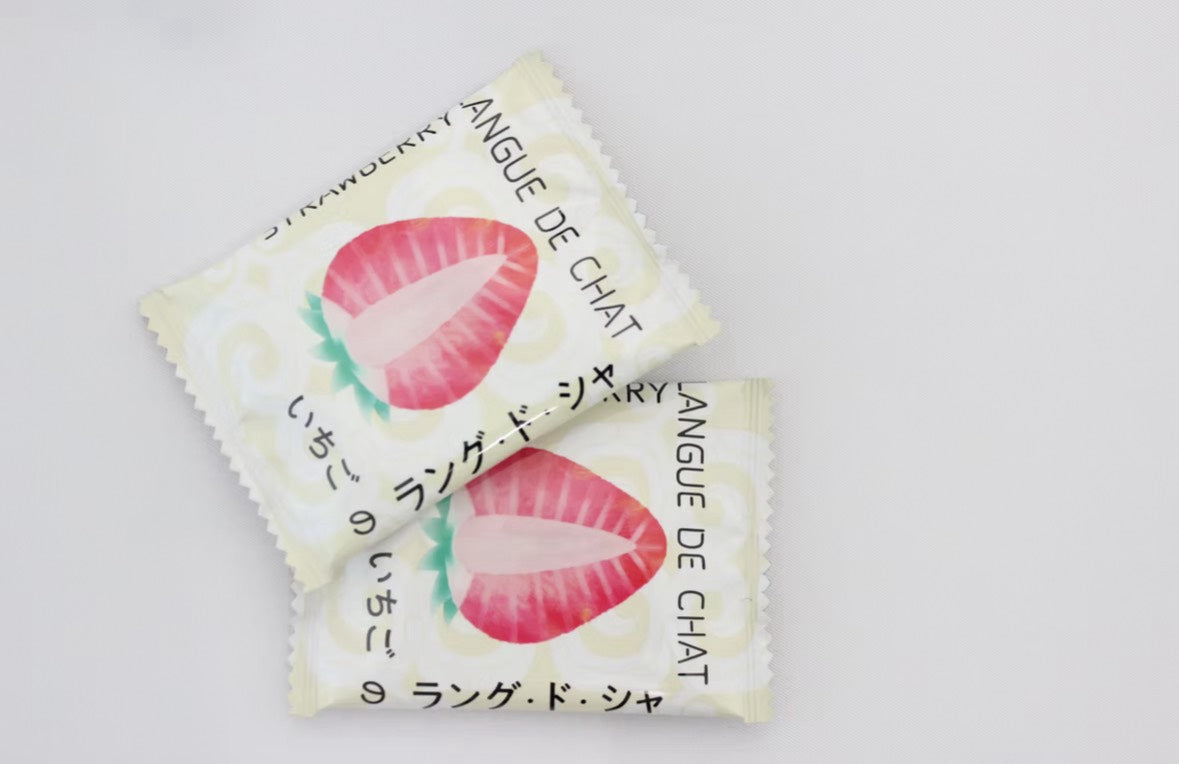 【北海道限定 摩周紅寶石草莓巧克力薄餅 12枚入】永續可可 × 弟子屈町摩周ルビー製果醬|環保再生能源 × 環境友善甜點|草莓風味 Langue de Chat
