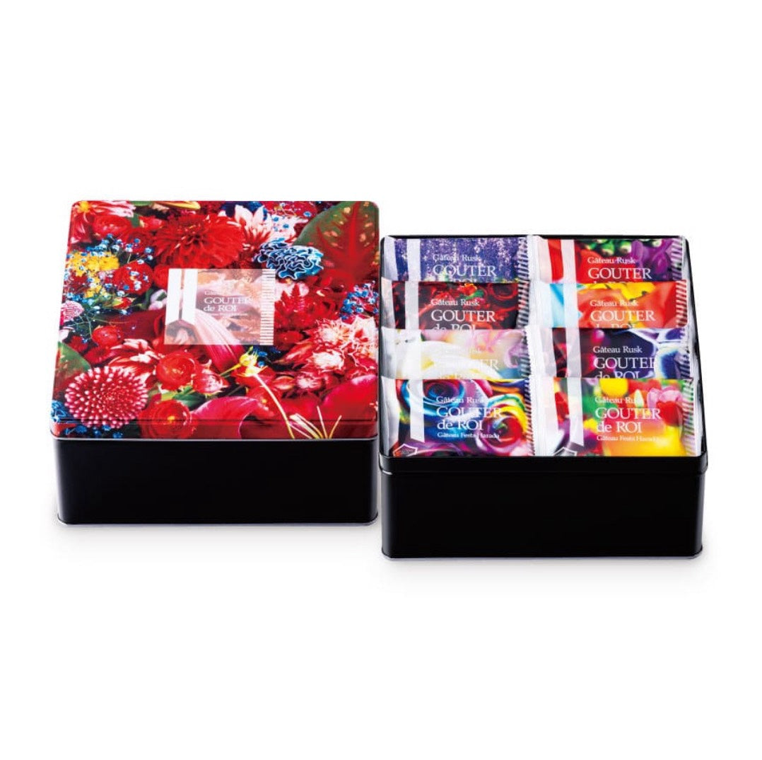 【日本人氣伴手禮】GOUTER de ROI 古特王 蜷川實花花卉限定包裝|奶油法式吐司脆餅|送禮自用都華麗登場