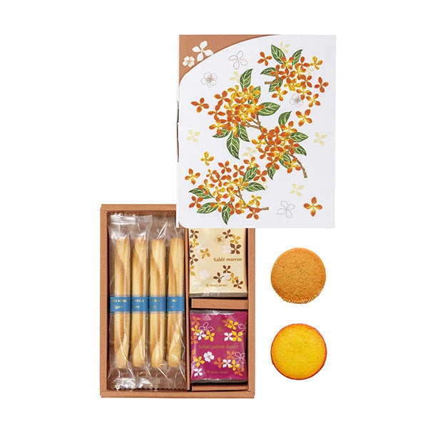 【YOKUMOKU 秋季限定】卡多‧德‧羅東奴 曲奇禮盒|3種18入 4種26入|人氣雪茄蛋捲 × 栗子曲奇 × 地瓜曲奇|送禮首選