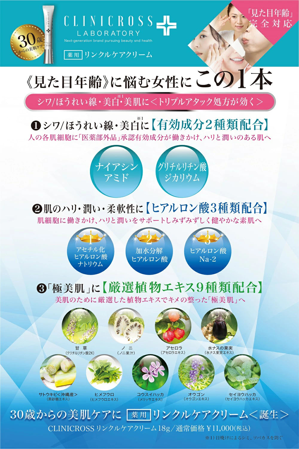 CLINICROSS要用抗皺保濕美白面霜