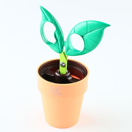 🔹 NIKKEN Cocone 盆栽造型剪刀(綠色)🔹 (岐阜縣關市製造 × 觀葉植物造型 × 創意多功能設計)
