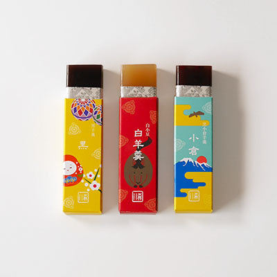 🎍【森八 迎春限定・小型羊羹 粋|5入/10入】加賀百年和菓子名店 × 新年祝福禮盒|黑羊羹・黑小倉・白羊羹 三種風味一次收藏!