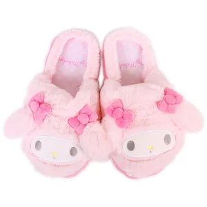 【Sanrio大人款 超療癒居家毛絨拖鞋】庫洛米/Hello Kitty/美樂蒂|臉型造型、超保暖、防掉腳、冬季必備❄️🐾