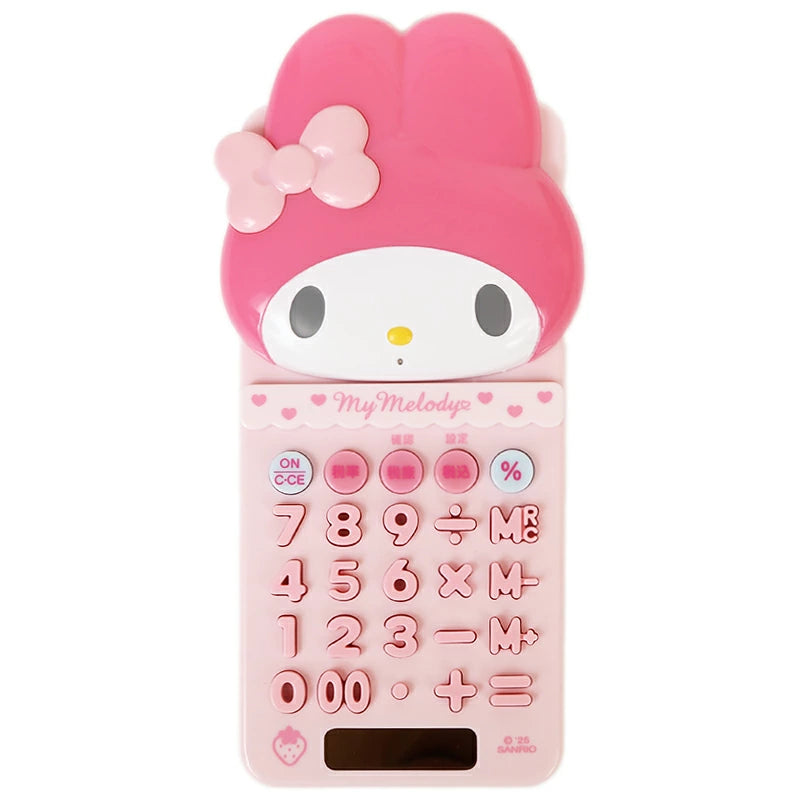 Sanrio三麗鷗|Hello Kitty / My Melody 造型計算機 12位數附滑蓋