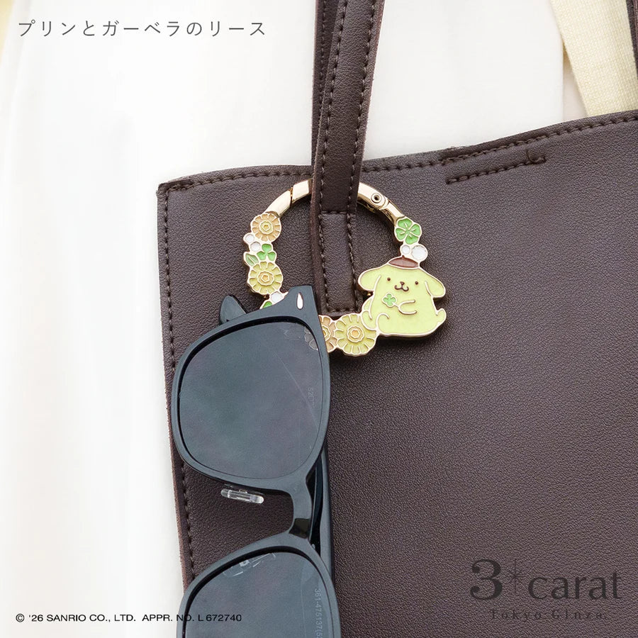 🌸【日本直送】3carat × 三麗鷗 花圈造型包包掛飾|大人のサンリオ・附禮品包裝(9款角色)