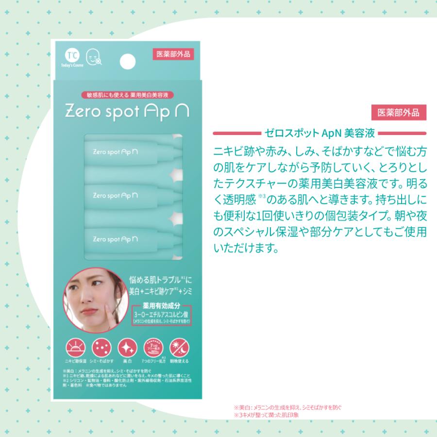 【Today’s Cosme 零痘印維C煥白安瓶】14天極光美白計畫|淡斑、抗痘、去暗沉,一次搞定|ApN高效安瓶精華 0.8ml×14入