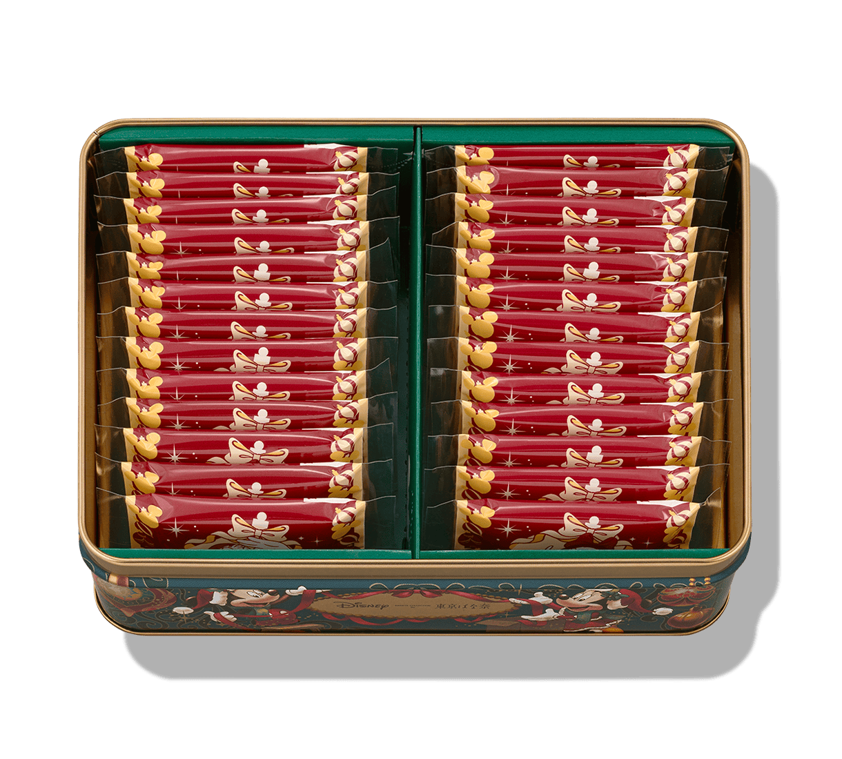 【日本限定】東京芭奈奈迪士尼聖誕節餅乾禮盒|米奇&好朋友限定鐵盒包裝|Disney Christmas Cookie Tin